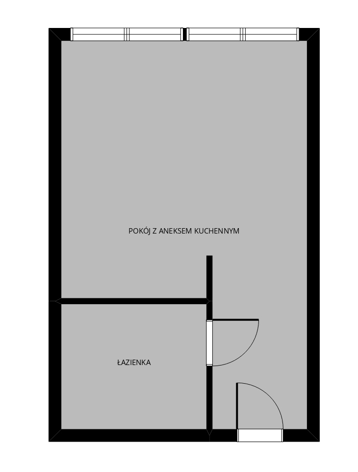 Mieszkanie na sprzedaż Szczecin, Niebuszewo 29 m2 | Arka Nieruchomości