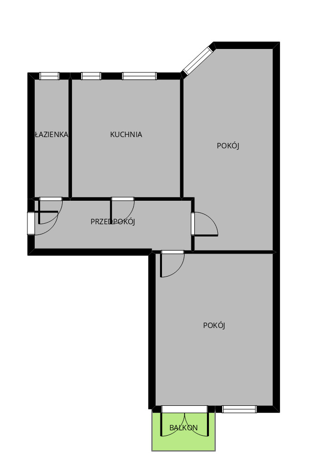 Mieszkanie na sprzedaż Szczecin, Śródmieście 68 m2 | Arka Nieruchomości