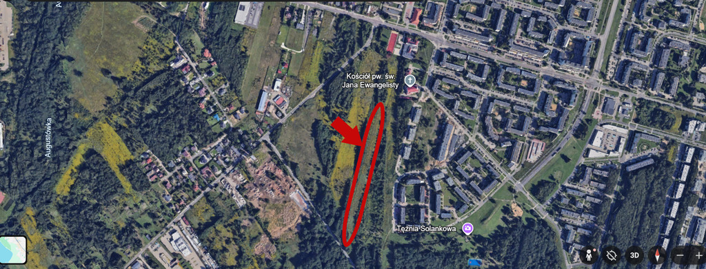 Działka inwestycyjna na Olechowie – zdjęcie 1