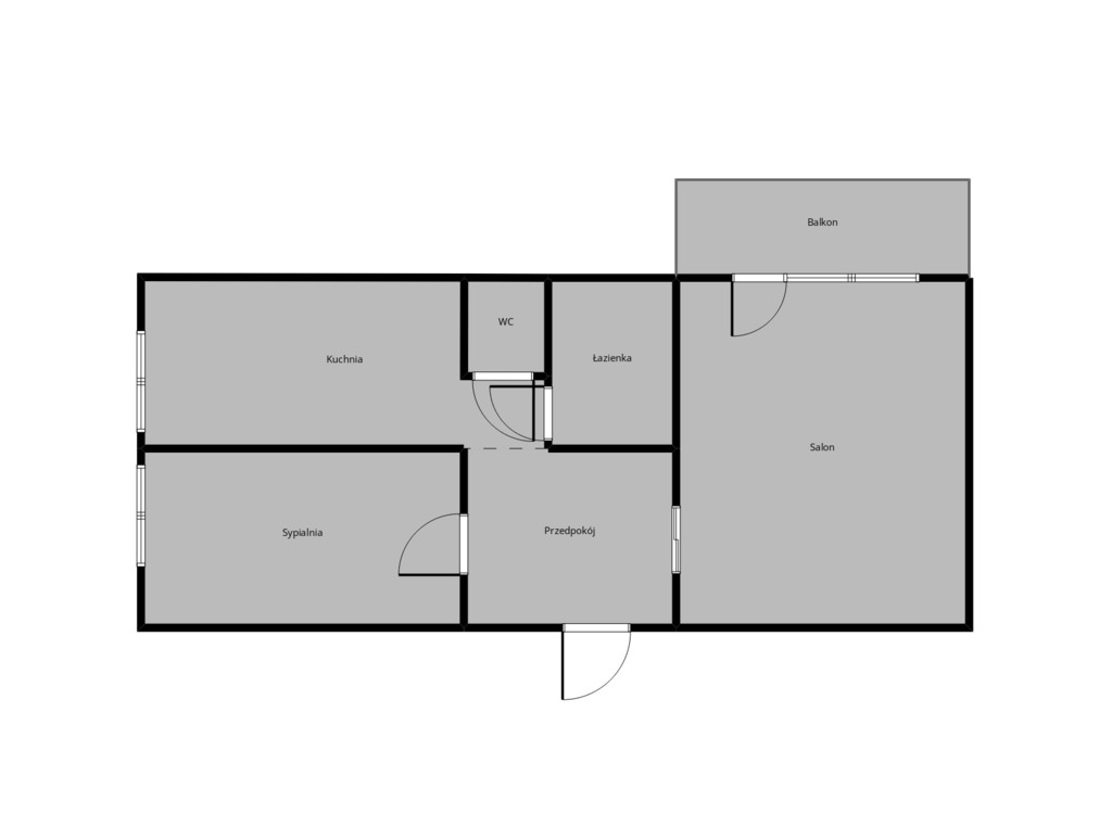 Mieszkanie na sprzedaż Szczecin, os. Zawadzkiego-Klonowica 42 m2 | Arka Nieruchomości