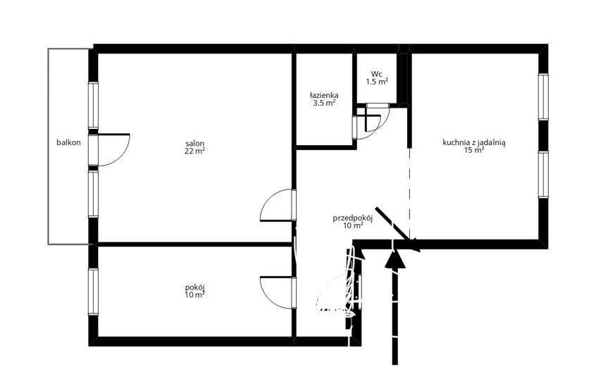 Mieszkanie na sprzedaż Szczecin, os. Bukowe 63 m2 | Arka Nieruchomości