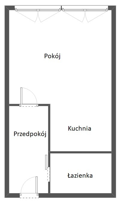 Mieszkanie na sprzedaż Szczecin, Niebuszewo 29 m2 | Arka Nieruchomości