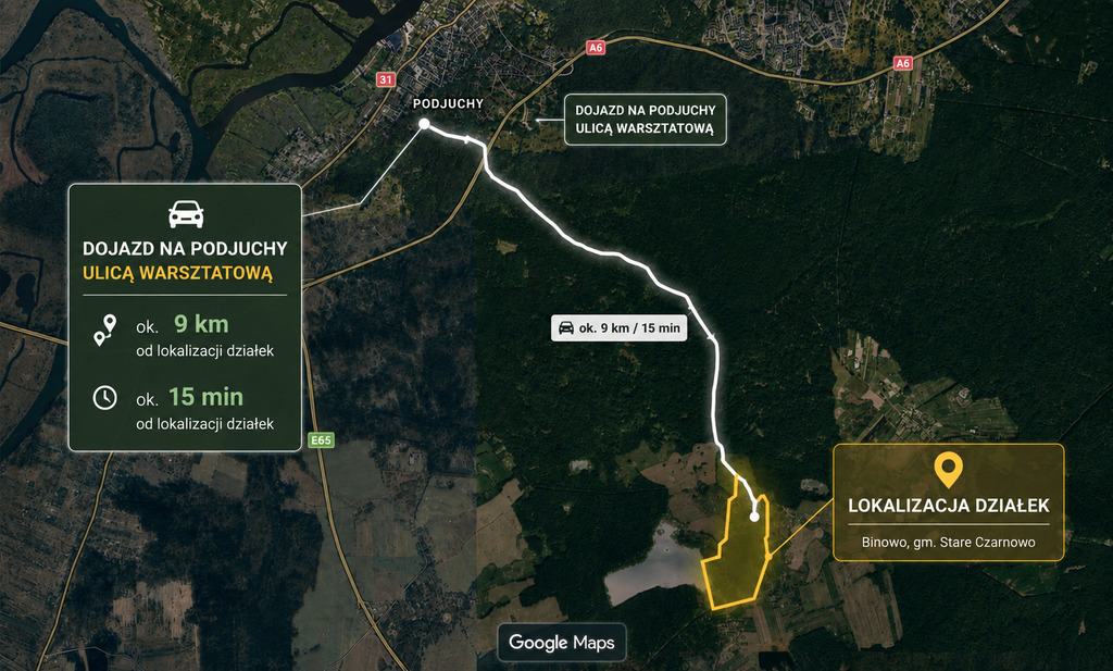 Działka na sprzedaż Binowo 1 492 m2 | Arka Nieruchomości