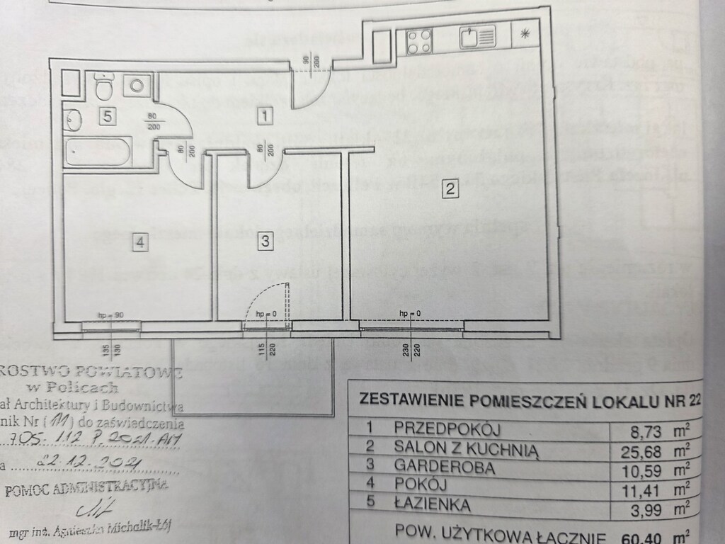 Mieszkanie na sprzedaż Police 60 m2 | Arka Nieruchomości