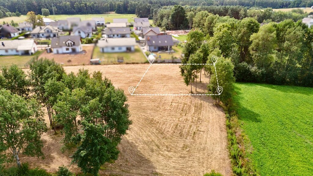 Działka na sprzedaż Marszewo 1 250 m2 | Arka Nieruchomości