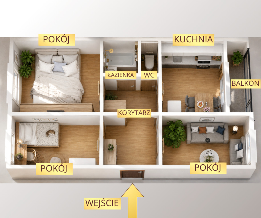 Mieszkanie na sprzedaż Pyrzyce 63 m2 | Arka Nieruchomości