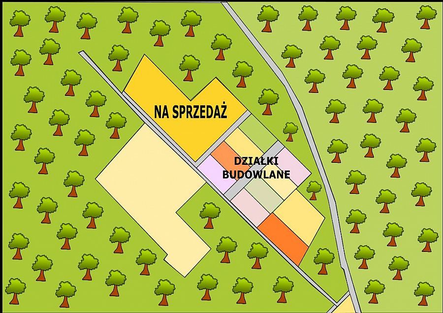 Działka na sprzedaż Krzywice 28 987 m2 | Arka Nieruchomości