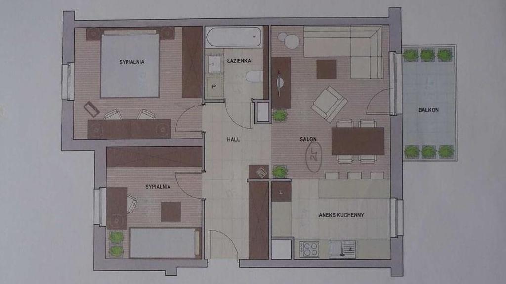 Mieszkanie na wynajem Szczecin, Centrum 63 m2 | Arka Nieruchomości