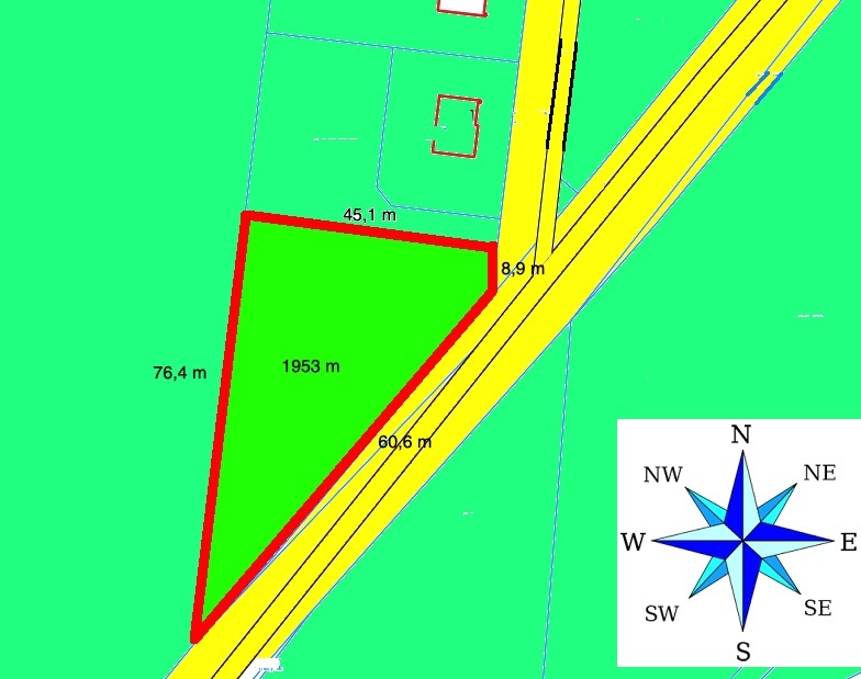 Działka na sprzedaż Stobno 1 953 m2 | Arka Nieruchomości