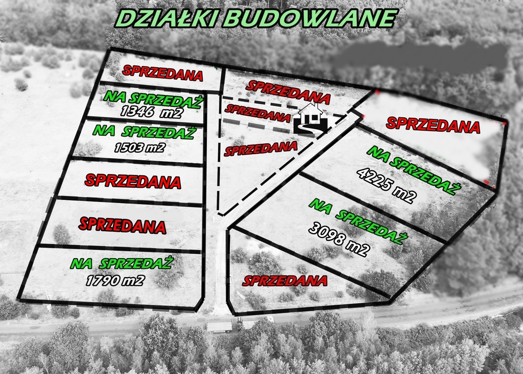 Działka na sprzedaż Miłowo 1 503 m2 | Arka Nieruchomości