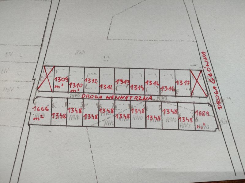 Działka na sprzedaż Lędzin 1 309 m2 | Arka Nieruchomości