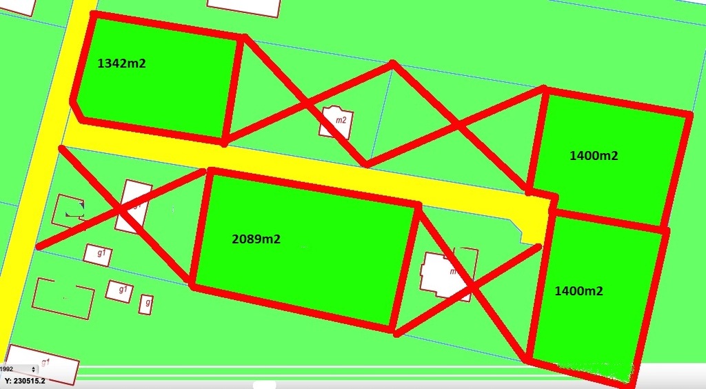 Działka na sprzedaż Imno 1 400 m2 | Arka Nieruchomości