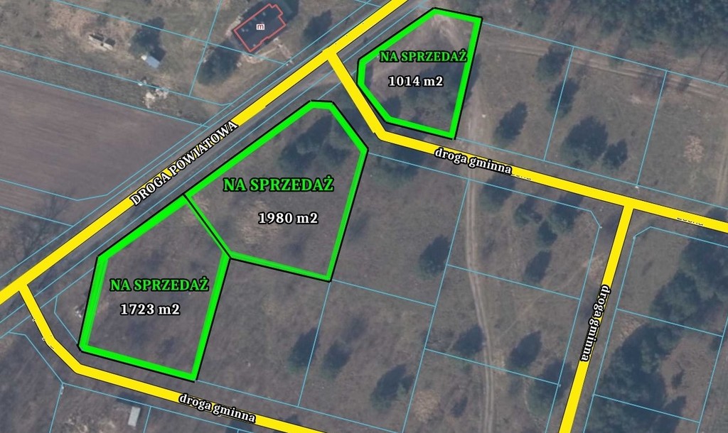 Działka na sprzedaż Rurzyca 1 980 m2 | Arka Nieruchomości