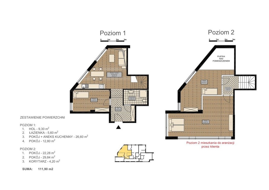 Mieszkanie na sprzedaż Szczecin, Dąbie 107 m2 | Arka Nieruchomości