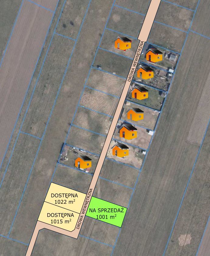 Działka na sprzedaż Białuń 1 001 m2 | Arka Nieruchomości