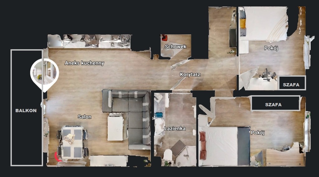 Mieszkanie na wynajem Szczecin, Nowe Miasto 67 m2 | Arka Nieruchomości