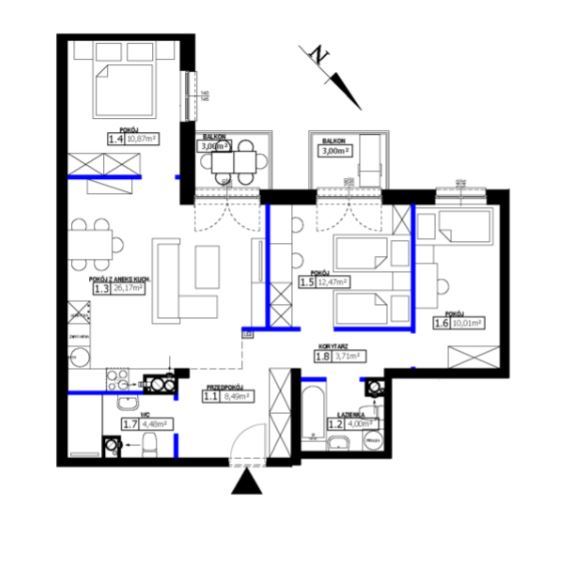 Mieszkanie na sprzedaż Goleniów 94 m2 | Arka Nieruchomości
