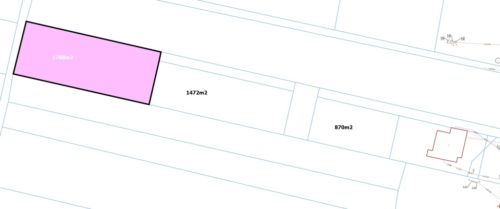 Działka na sprzedaż Rurzyca 1 788 m2 | Arka Nieruchomości
