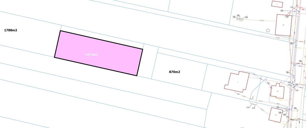 Działka na sprzedaż Rurzyca 1 472 m2 | Arka Nieruchomości