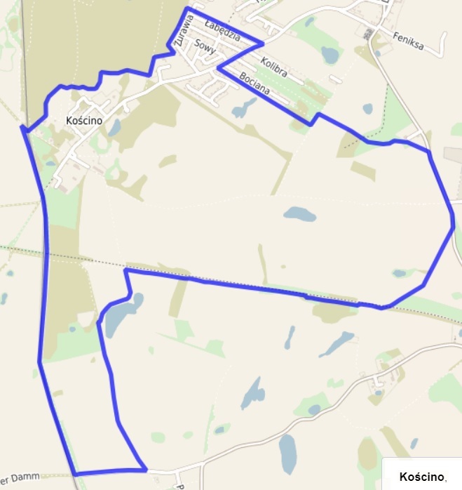 Działka na sprzedaż Kościno 601 m2 | Arka Nieruchomości