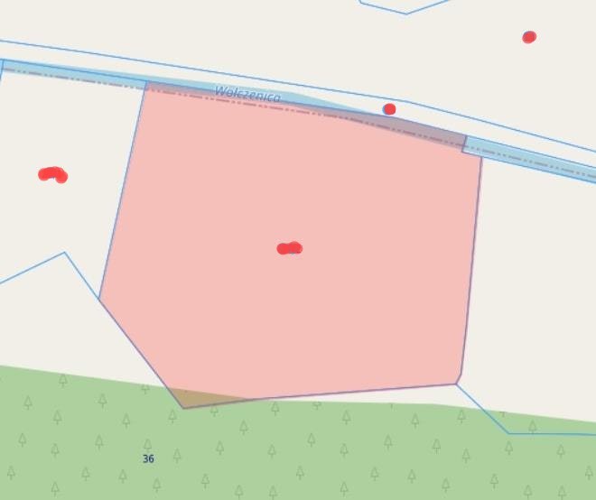 Działka na sprzedaż Trzechel 40 400 m2 | Arka Nieruchomości