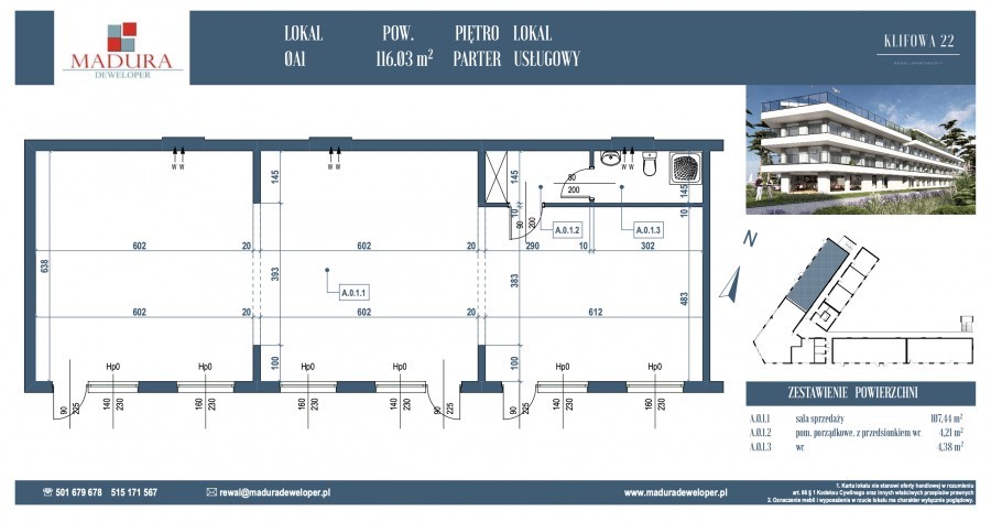 Lokal na wynajem Rewal 100 m2 | Arka Nieruchomości
