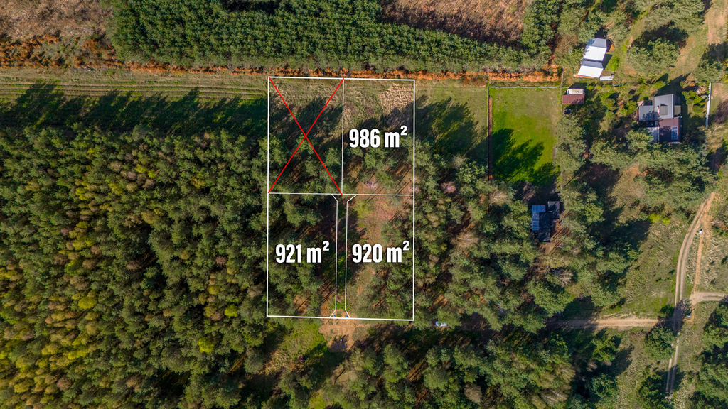 Działka na sprzedaż Osetna 920 m2 | Arka Nieruchomości