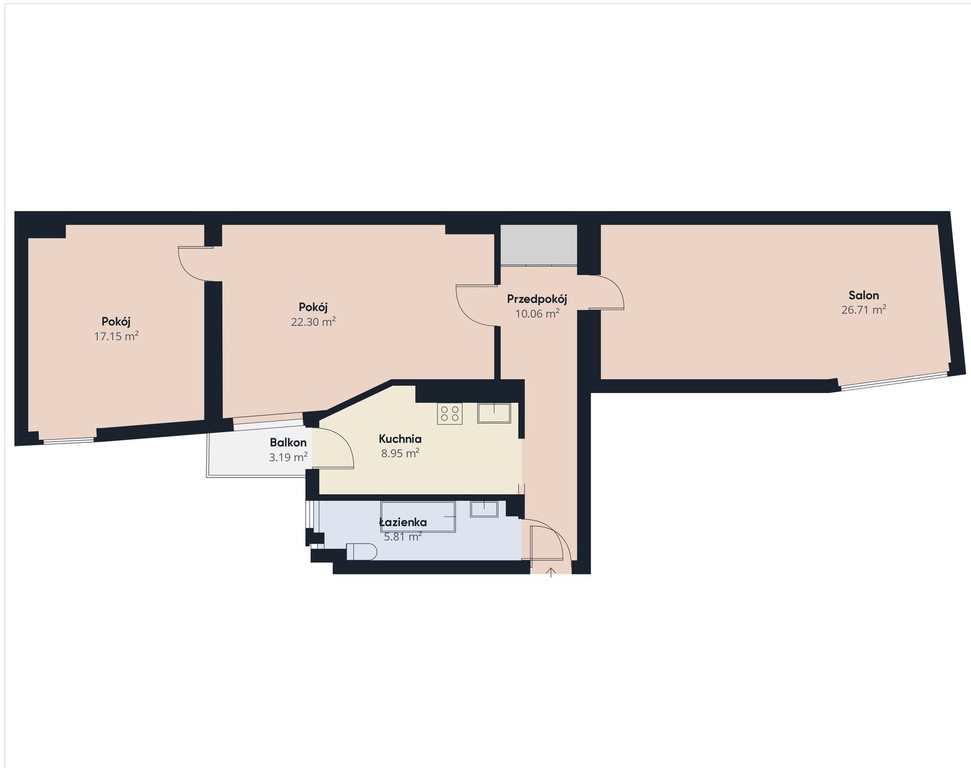 Mieszkanie na sprzedaż Szczecin, Centrum 90 m2 | Arka Nieruchomości