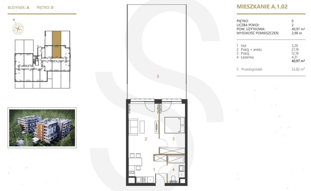 Mieszkanie na sprzedaż Międzyzdroje 41 m2 | Arka Nieruchomości