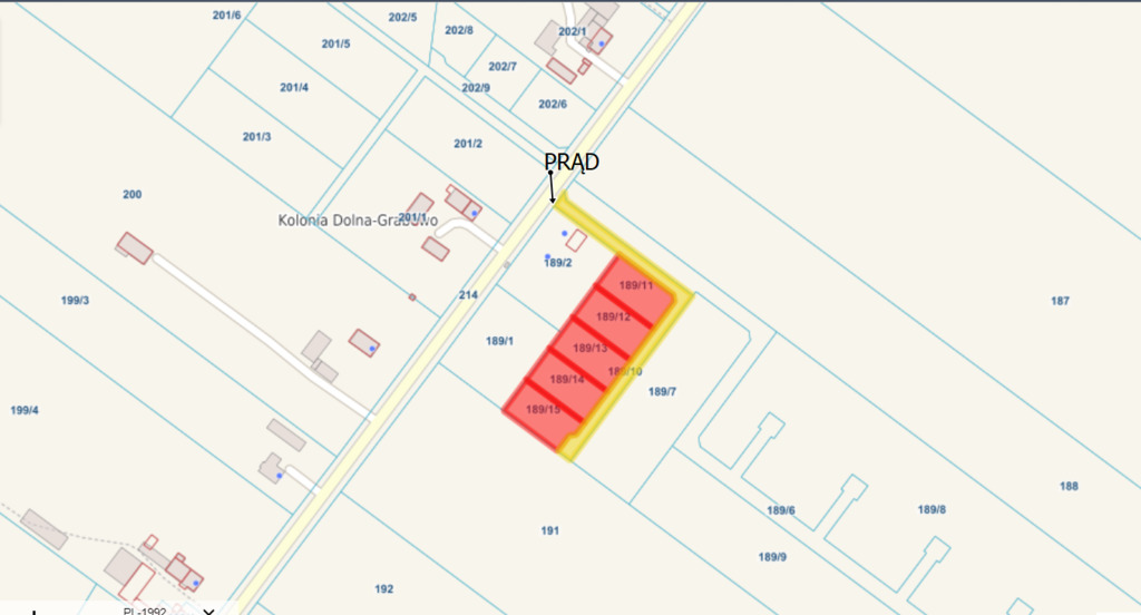 Działka na sprzedaż Grabowo 1 087 m2 | Arka Nieruchomości