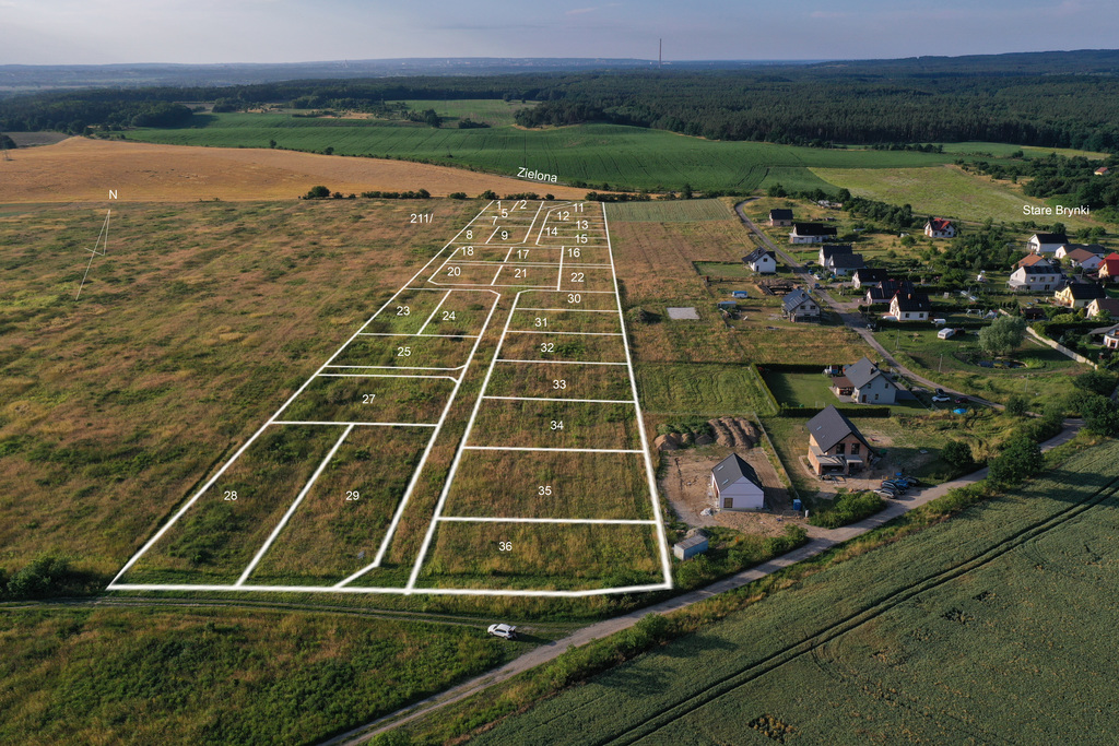 Działka na sprzedaż Stare Brynki 1 121 m2 | Arka Nieruchomości