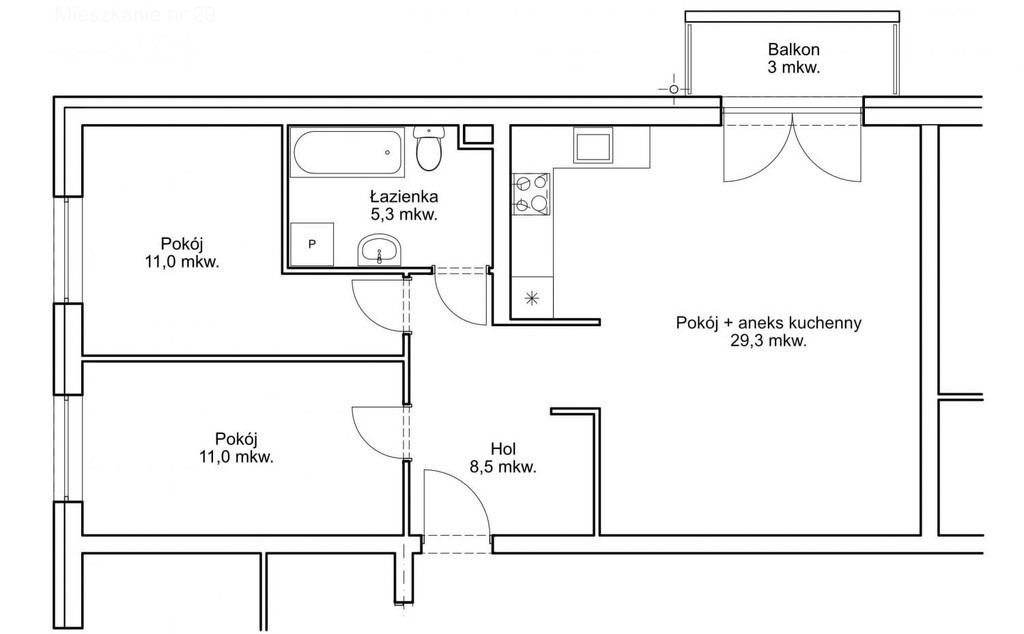 Mieszkanie na sprzedaż Goleniów 65 m2 | Arka Nieruchomości