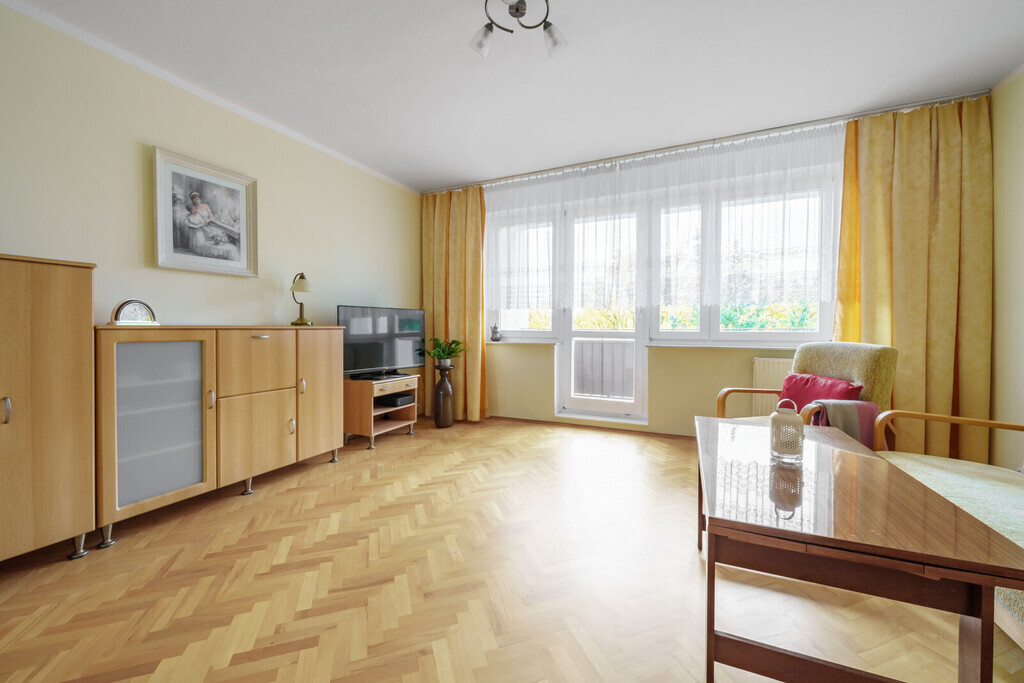 Słoneczne 3-pok. mieszkanie z widokiem na zieleń